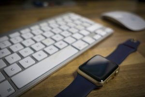 apple keyboard and watch