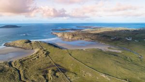 Aerial photography Gortnatraw beach