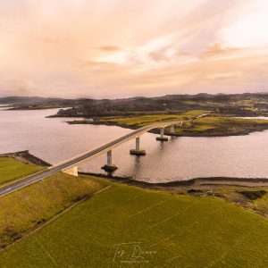 sun set on Kilroy bridge