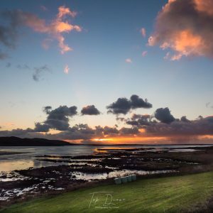 lovely sunset over Burtonport pier