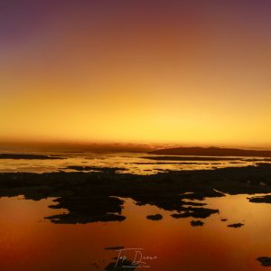 Lough Meela at sun set