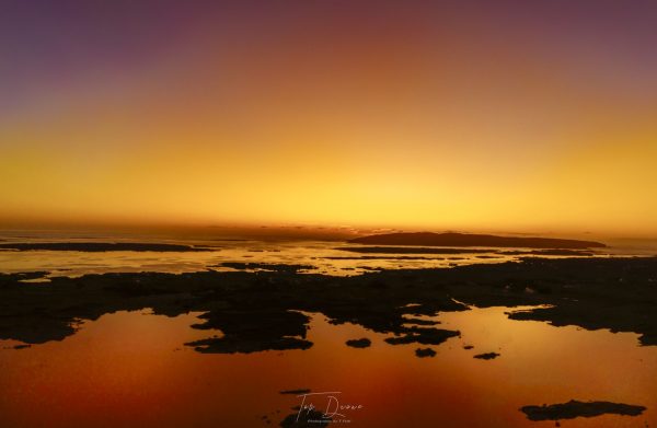 Lough Meela at sun set