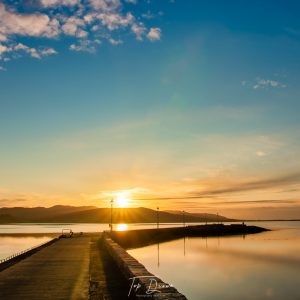 sunsetting dungloe pier