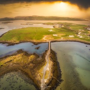 Aerial view Isle of Roy