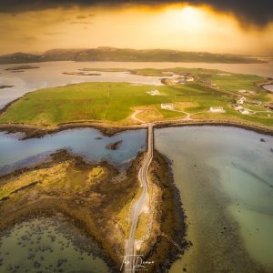 Aerial view Isle of Roy