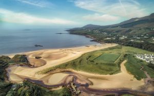 aerial photo of fintra GAA pitch