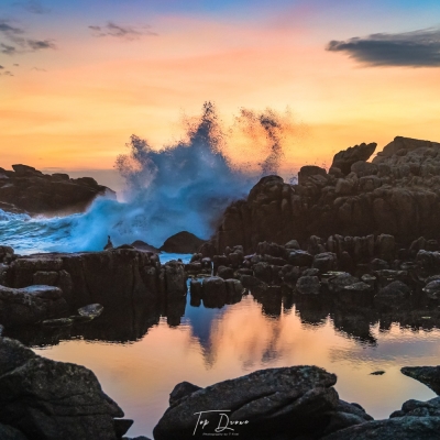 big wave on Cruit Island