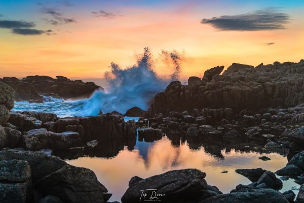 big wave on Cruit Island