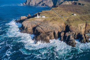 Arranmore Lighthouse drone shot