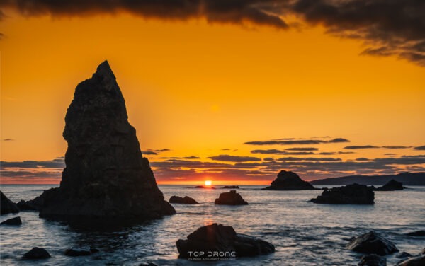 Crohy Head Sea Arch sun set