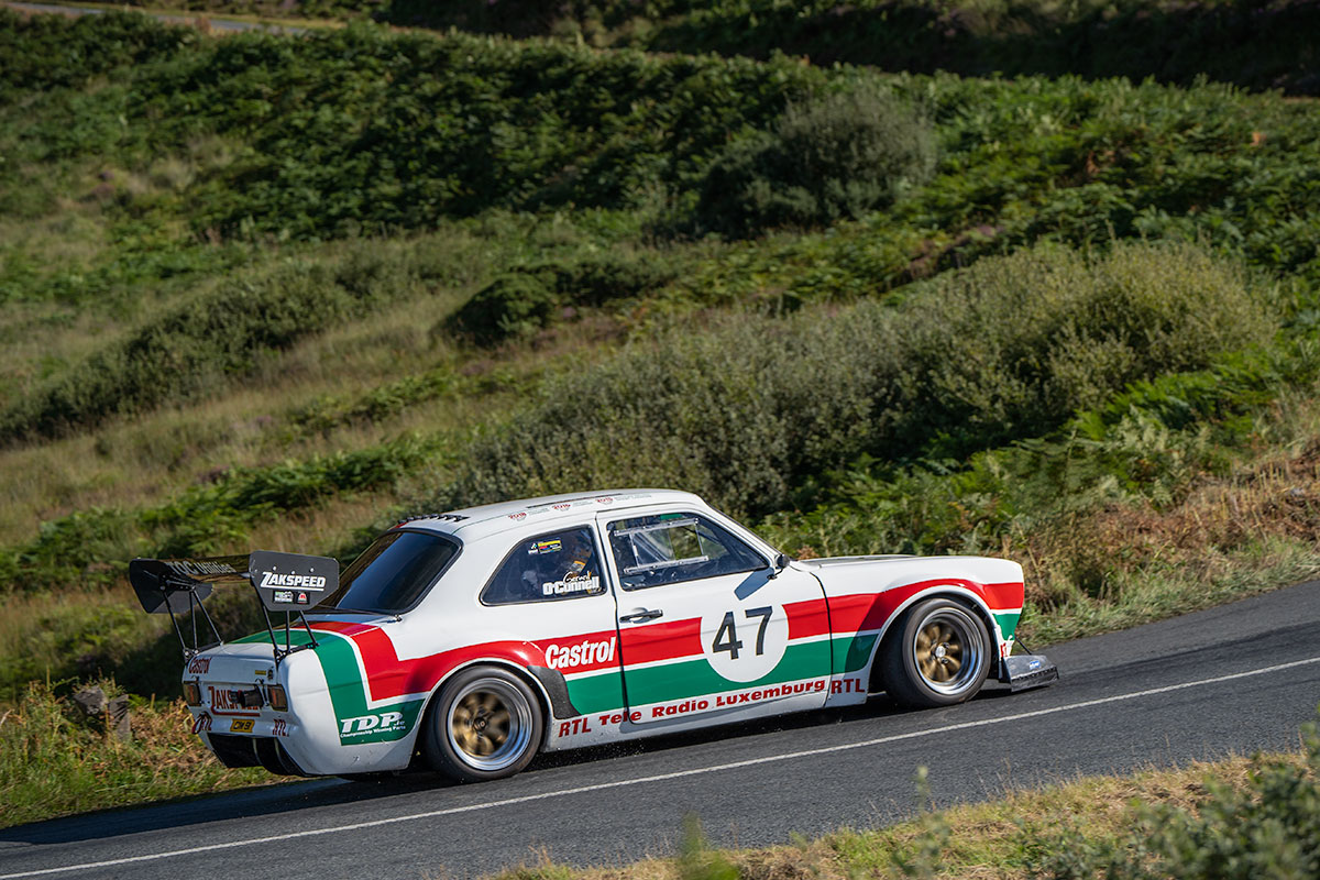 Castrol green and red livery on MKI Escort racing