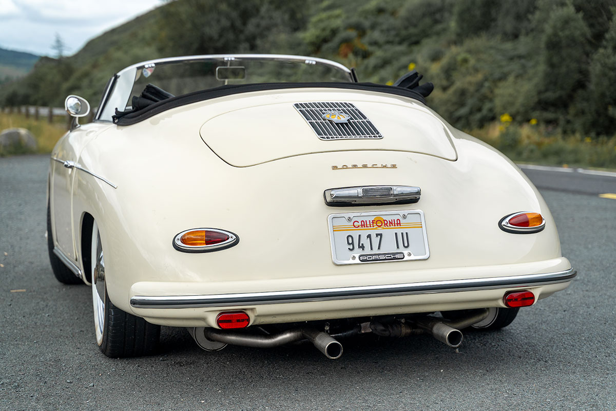 Porsche-speedster-956-rear-3-quarter Cream Porsche Speedster 956 replica rear left