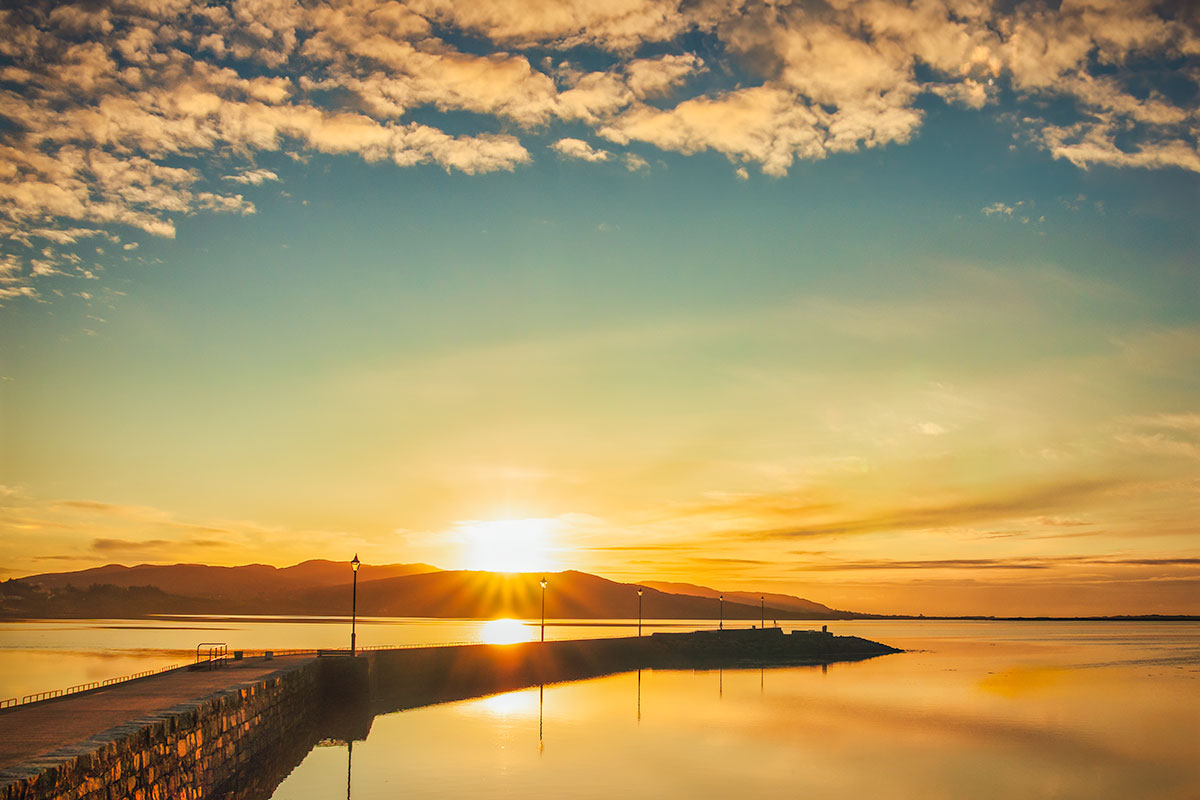 Dungloe Pier sunset