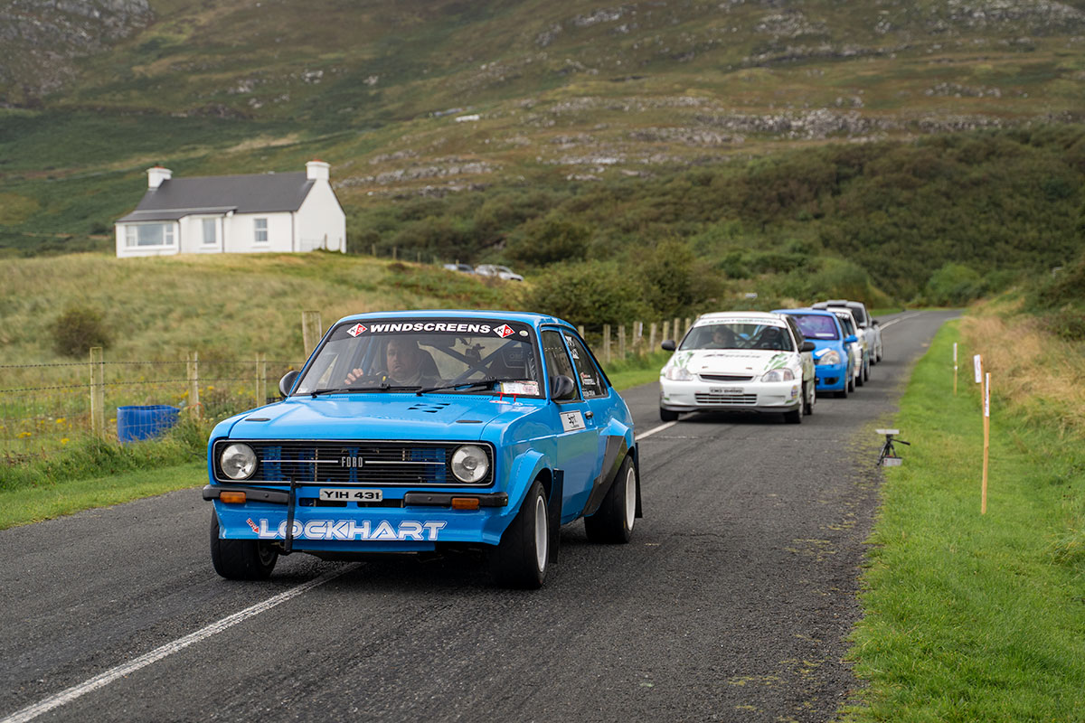Knockalla-Hillclimb-2026-blue-lockhart-mkII-escort-line-finish