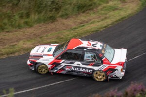 E30 BMW RALLY CAR at knockalla hill climb