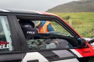 Close up of E30 BMW RALLY CAR at knockalla hill climb